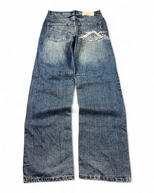 2000's Japanese Straight/Baggy Jeans * 30x34 (M)