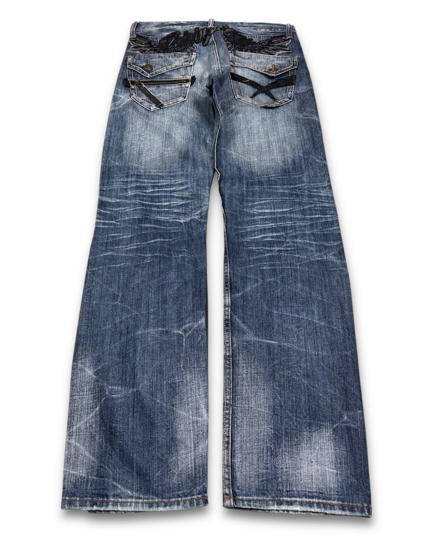 2000's Oririn Straight/Baggy Japanese Archive Jeans *extremely rare 32x32 (M)