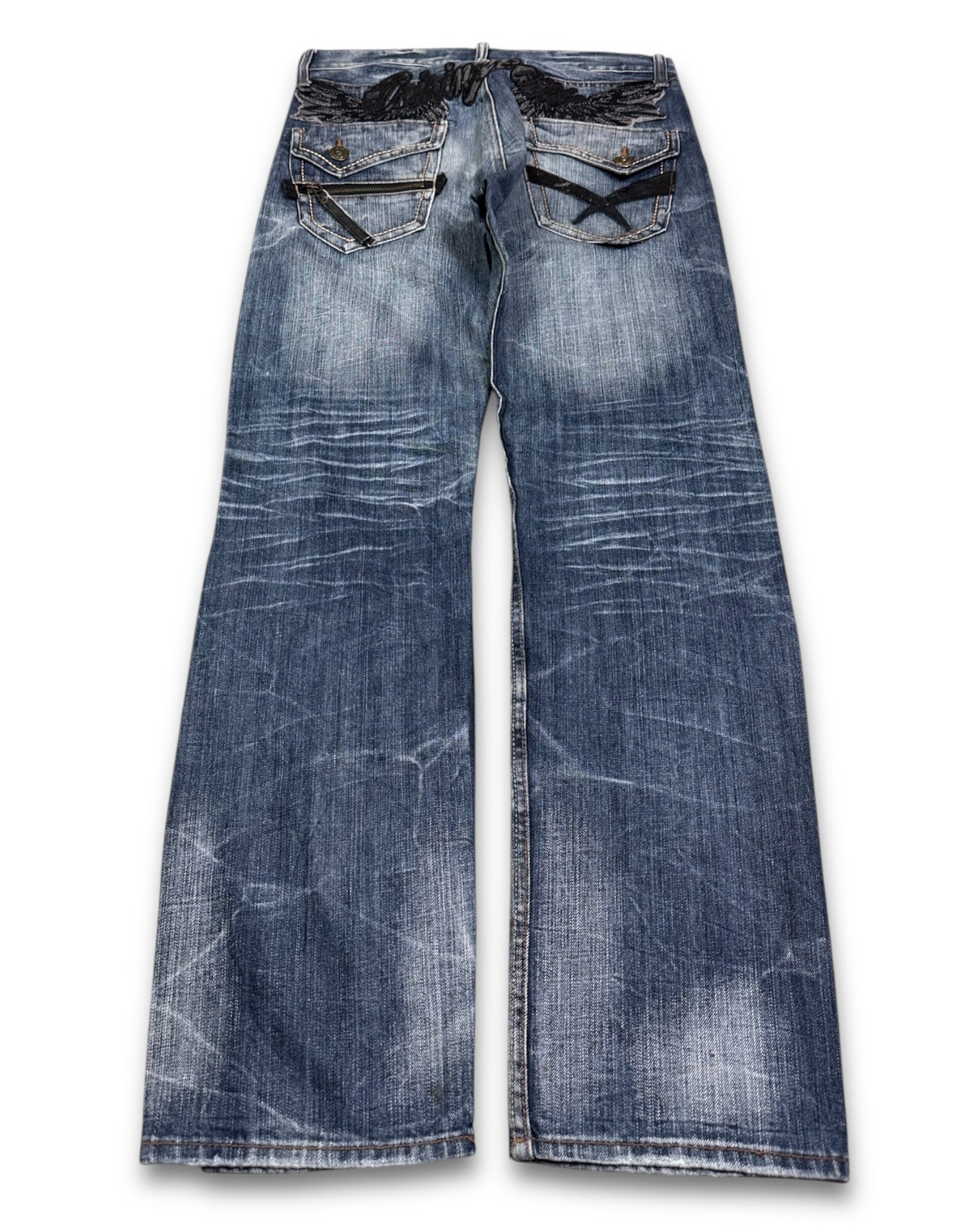 2000's Oririn Straight/Baggy Japanese Archive Jeans *extremely rare 32x32 (M)