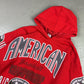 1990's Amercian Baseball Hoodie * (XL)