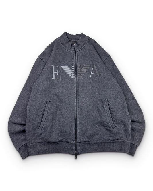 2000's Emporio Armani Zip Sweater (XL) - Lennys Vintage