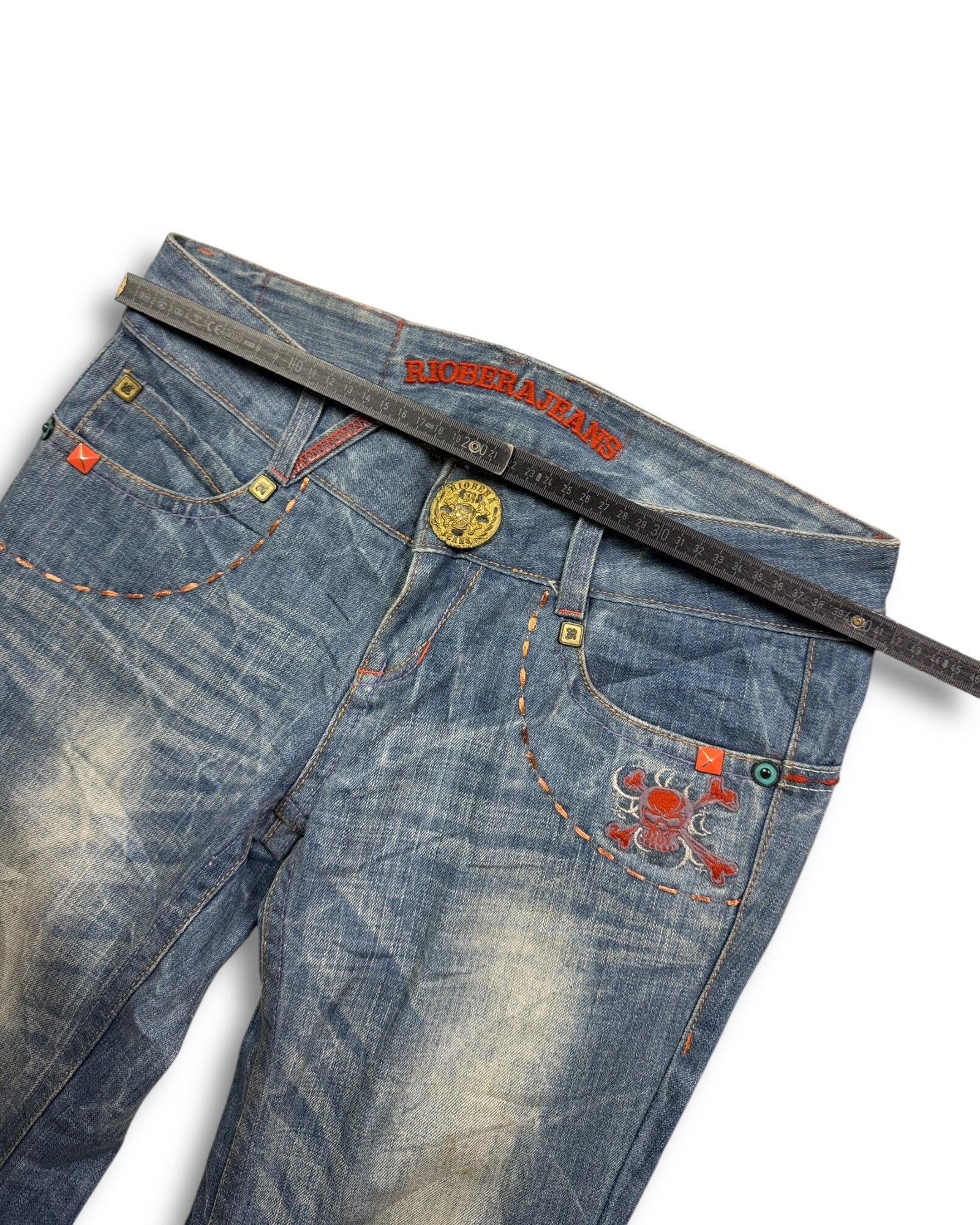 2000's Riobera Low Waist/Bootcut Japanese Archive Jeans Women's *very rare 30x32 (M)