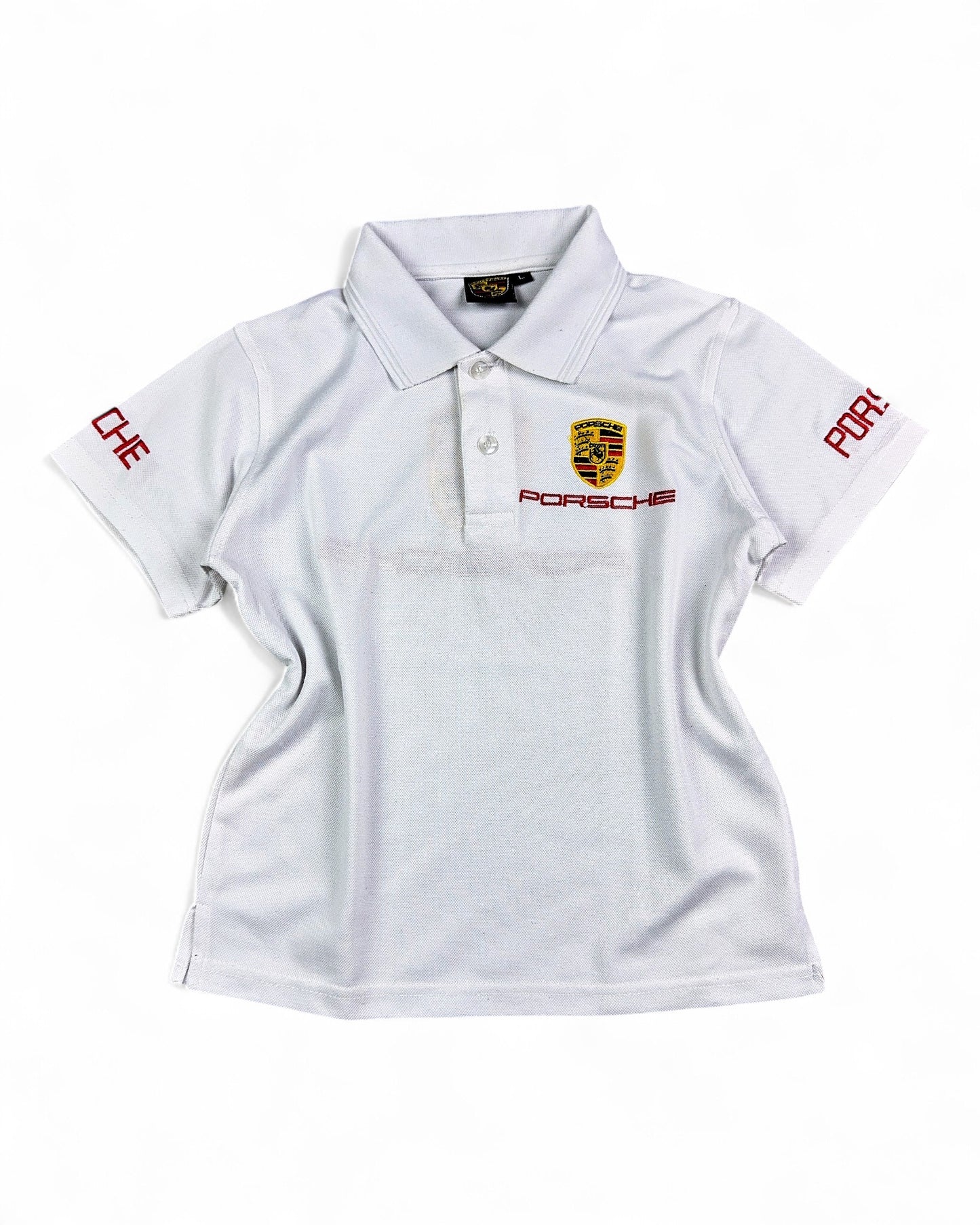 2000's Porsche Polo Shirt Women's *rare (S)