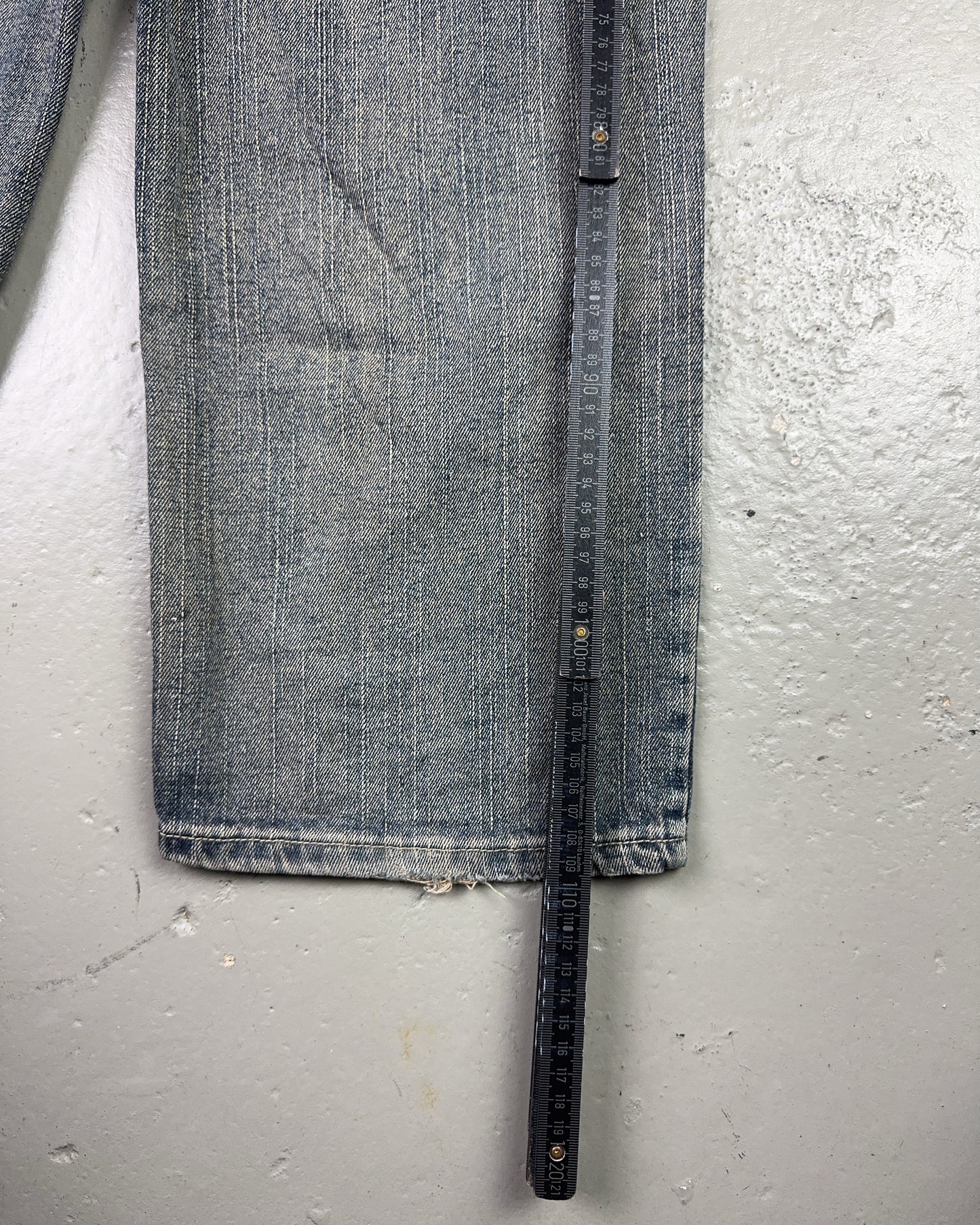 2000's Yellow Jucket King Japanese Archive Baggy Jeans *very rare 36x34 (XL)