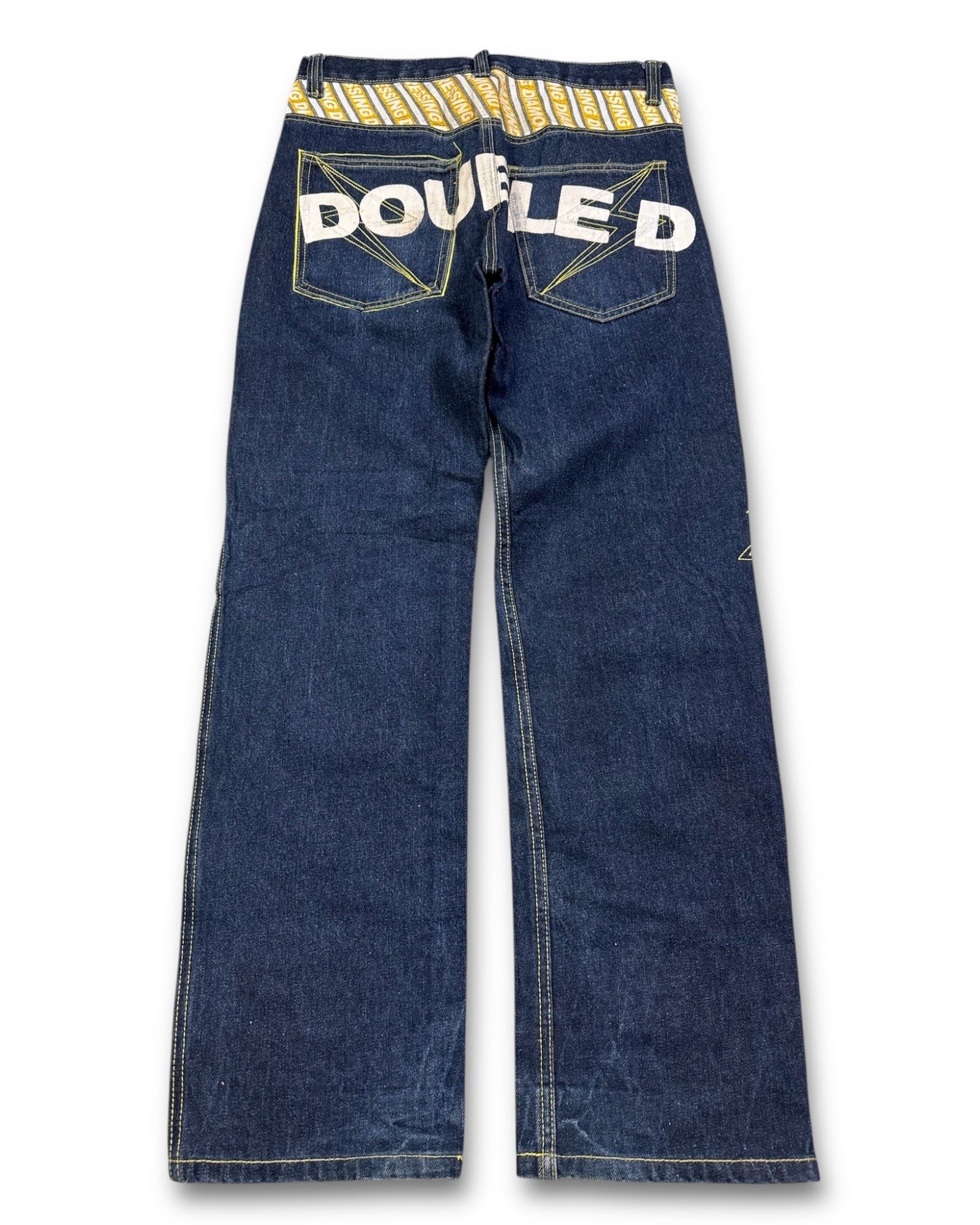 2000's Double D Straight/Baggy Japanese Jeans *very rare 30x32 (M)