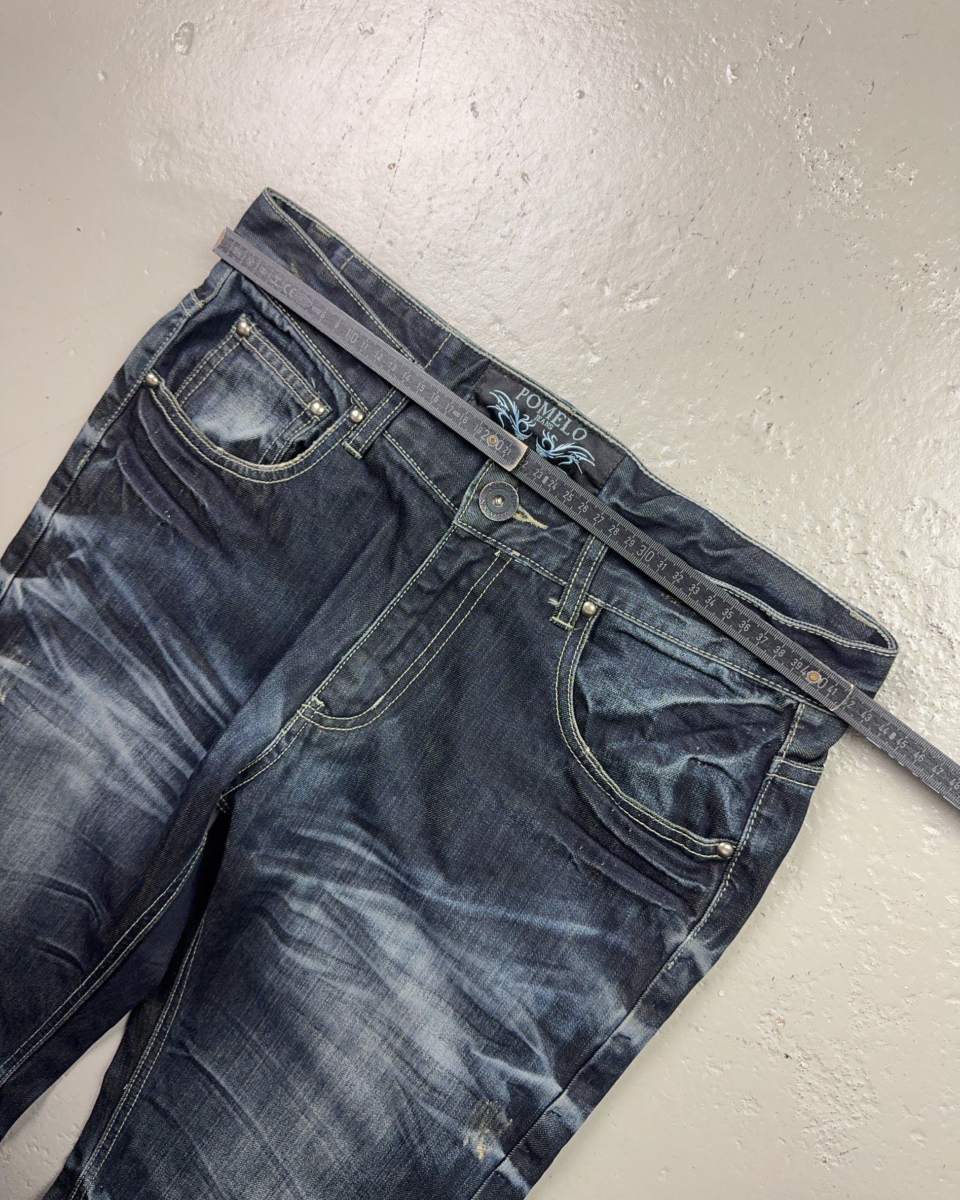 2000's Pomello Jeans Japanese Archive Straight Jeans *very rare 32x34 (M)