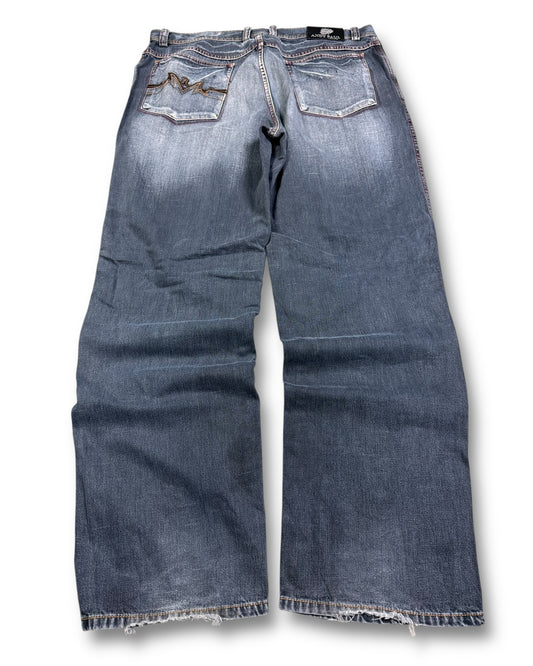 2000's Andy Paul Baggy Japanese Jeans *rare 38x34 (XXL)