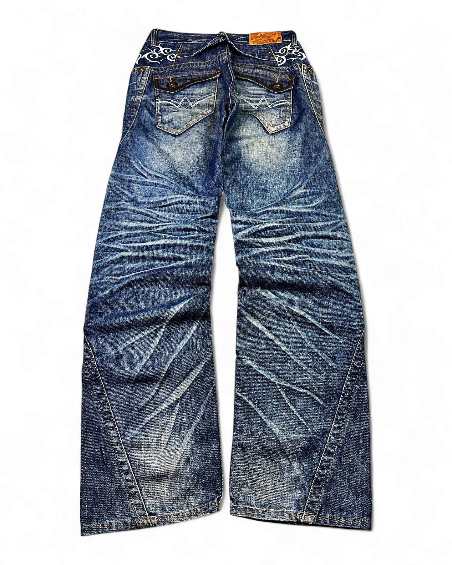 2000's Rock & Republic Japanese Archive Straight/Baggy Jeans *very rare 29x32 (S)