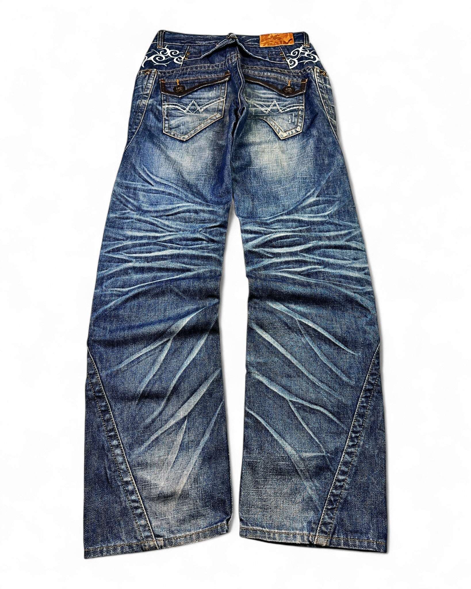 2000's Rock & Republic Japanese Archive Straight/Baggy Jeans *very rare 29x32 (S)