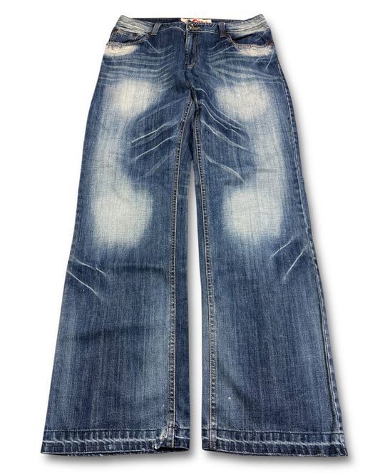 2000's J925 Baggy Japanese Jeans *very rare 36x34 (XL)