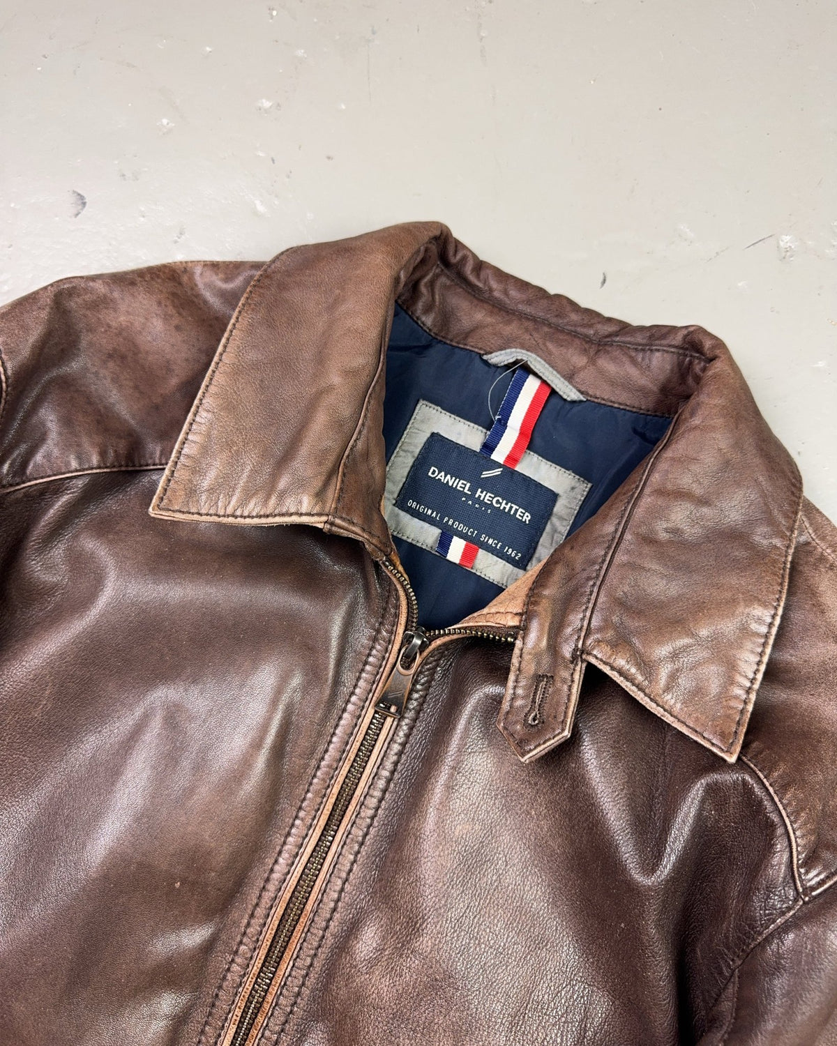2000's Daniel Hechter Leather Jacket *rare (L)