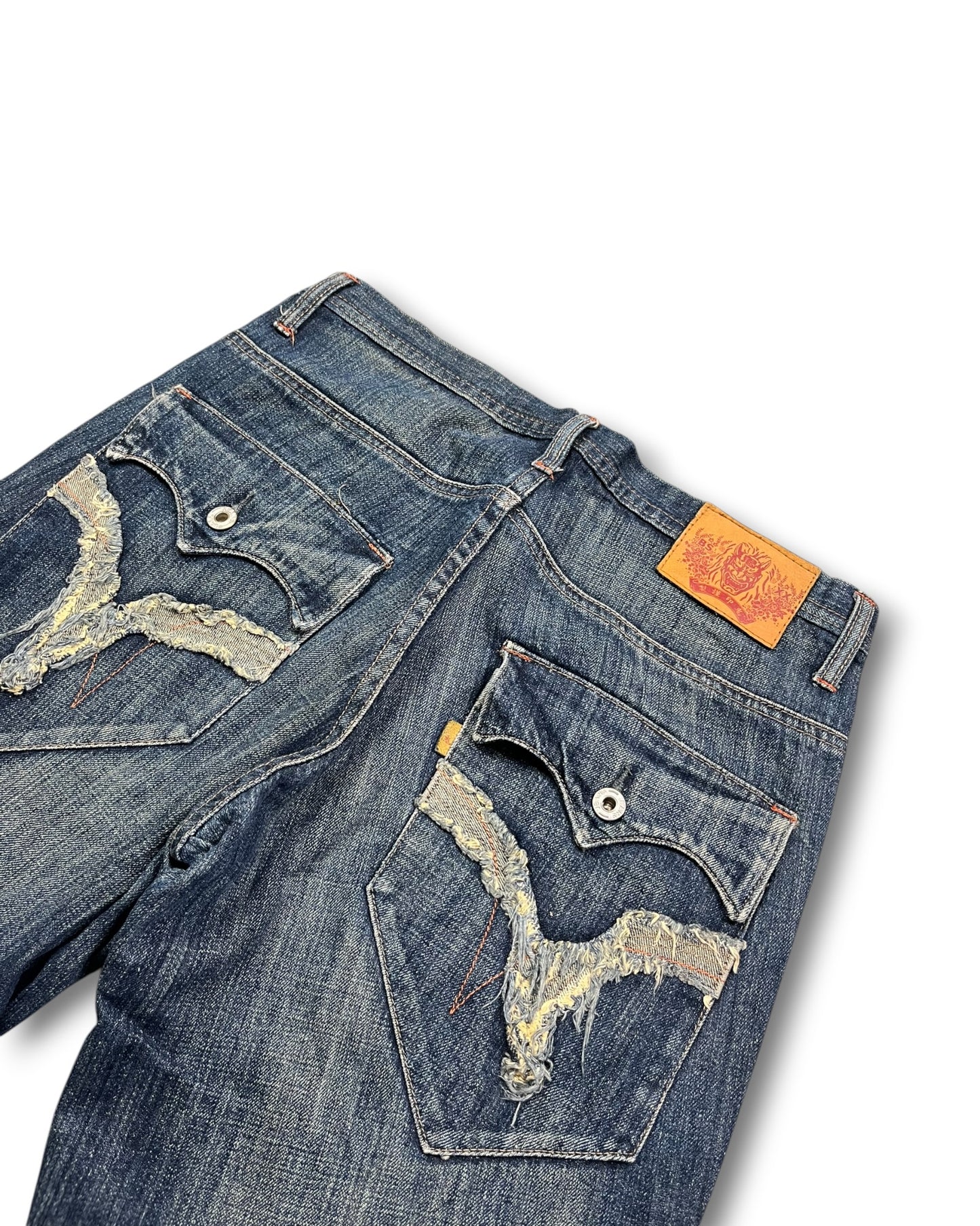 2000's Oni Japanese Baggy/Straight Jeans *rare 32x34 (M)