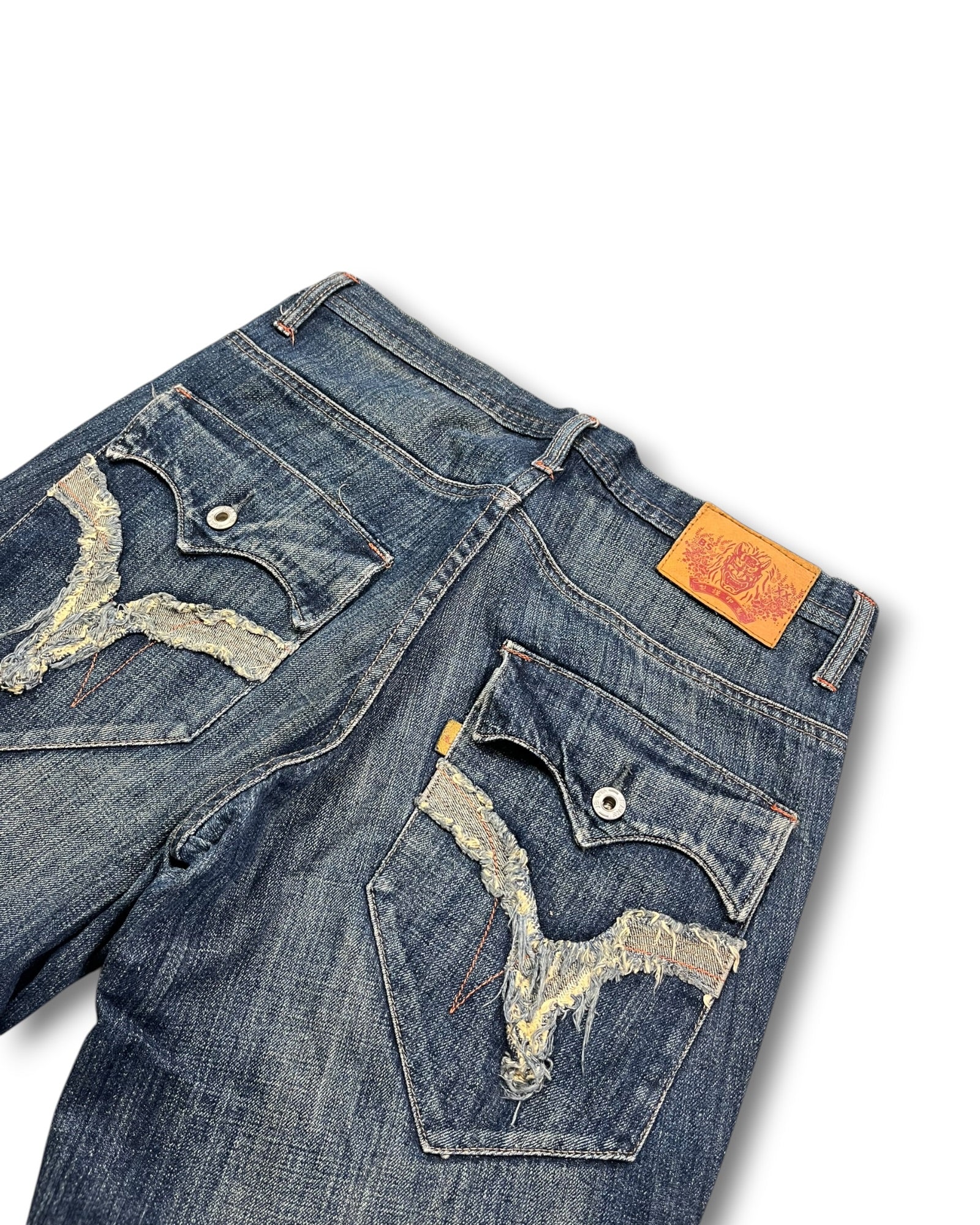 2000's Oni Japanese Baggy/Straight Jeans *rare 32x34 (M)