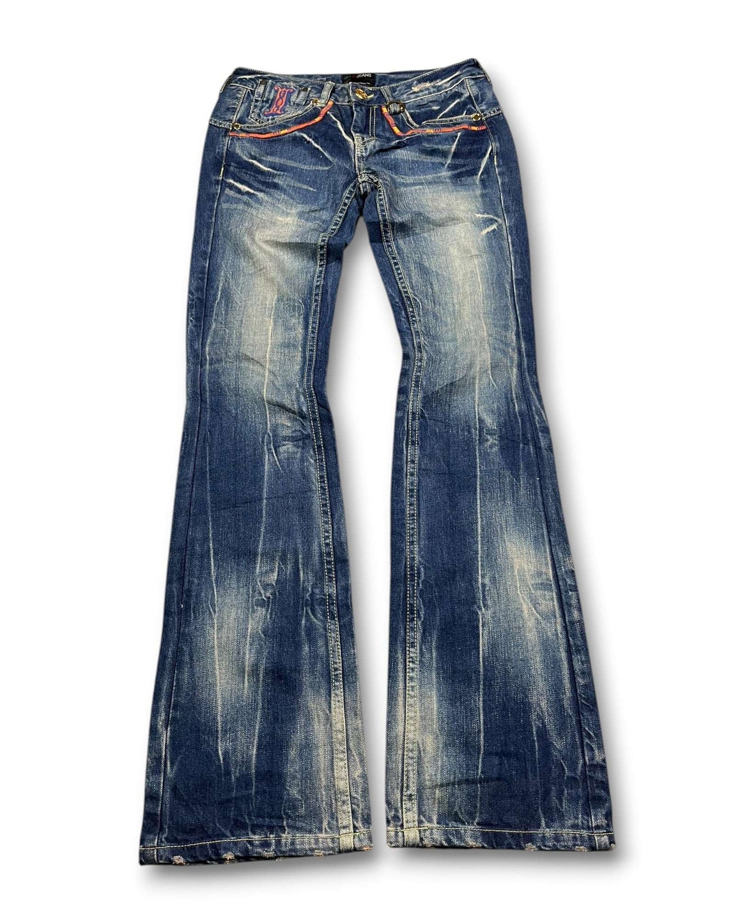 2000's B-jeans Low Waist/Bootcut Japanese Archive Jeans Women's *very rare 29x30 (S)