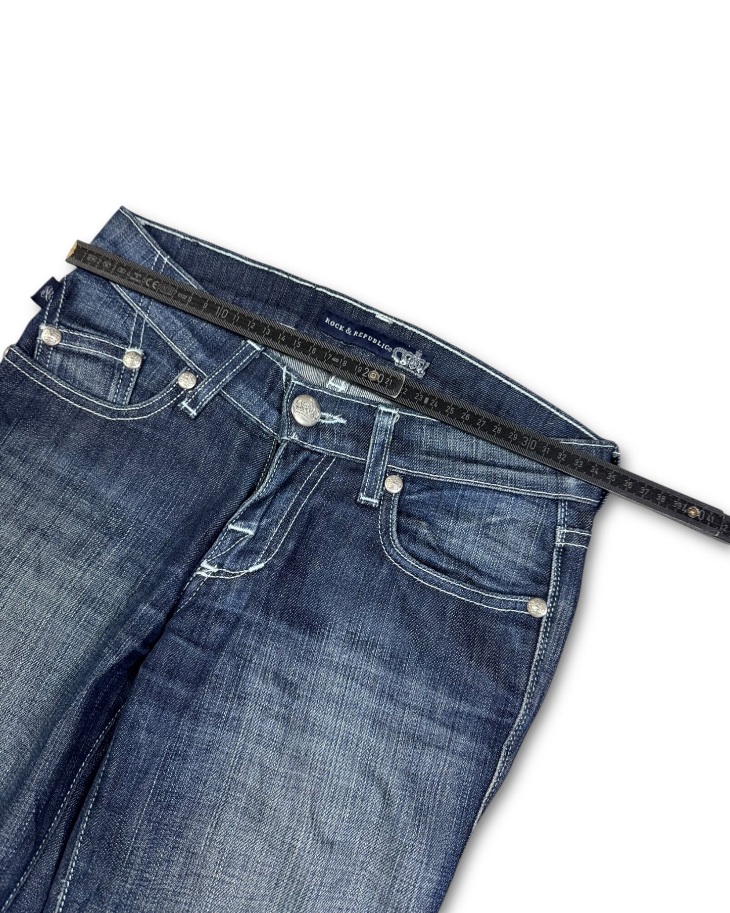 2000's Rock & Republic Low Waist/Flared Jeans Women's *very rare (XS)