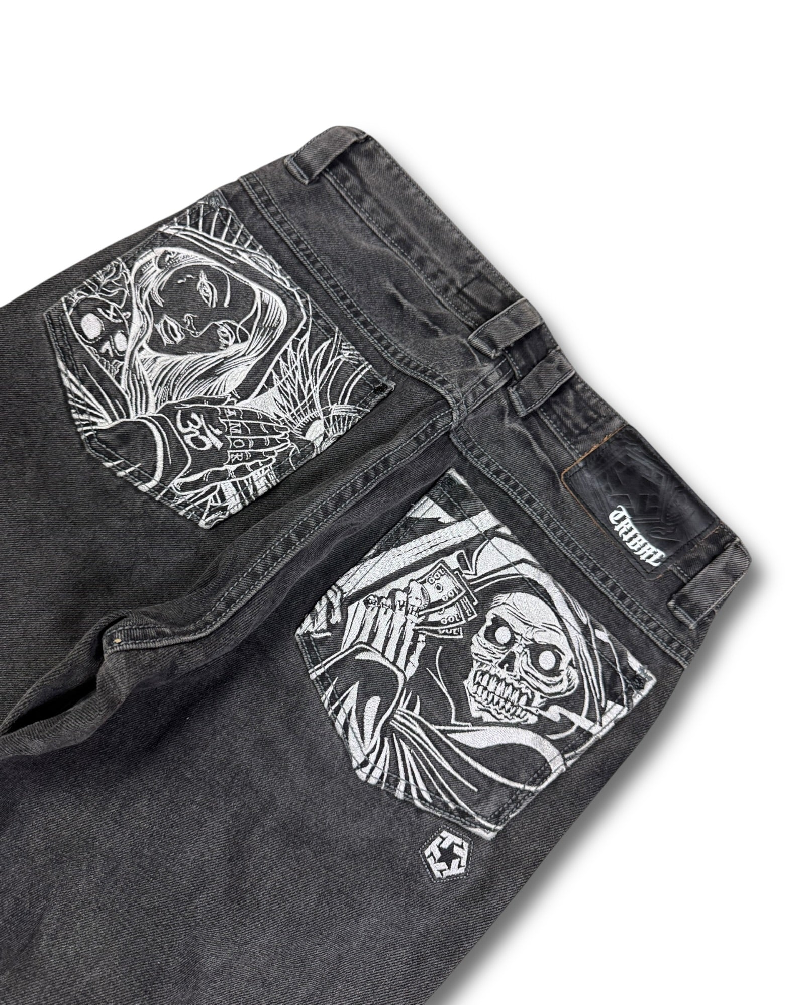 2000's Tribal Gear Hip Hop Baggy/Straight Jeans *very rare 30x30 (M)
