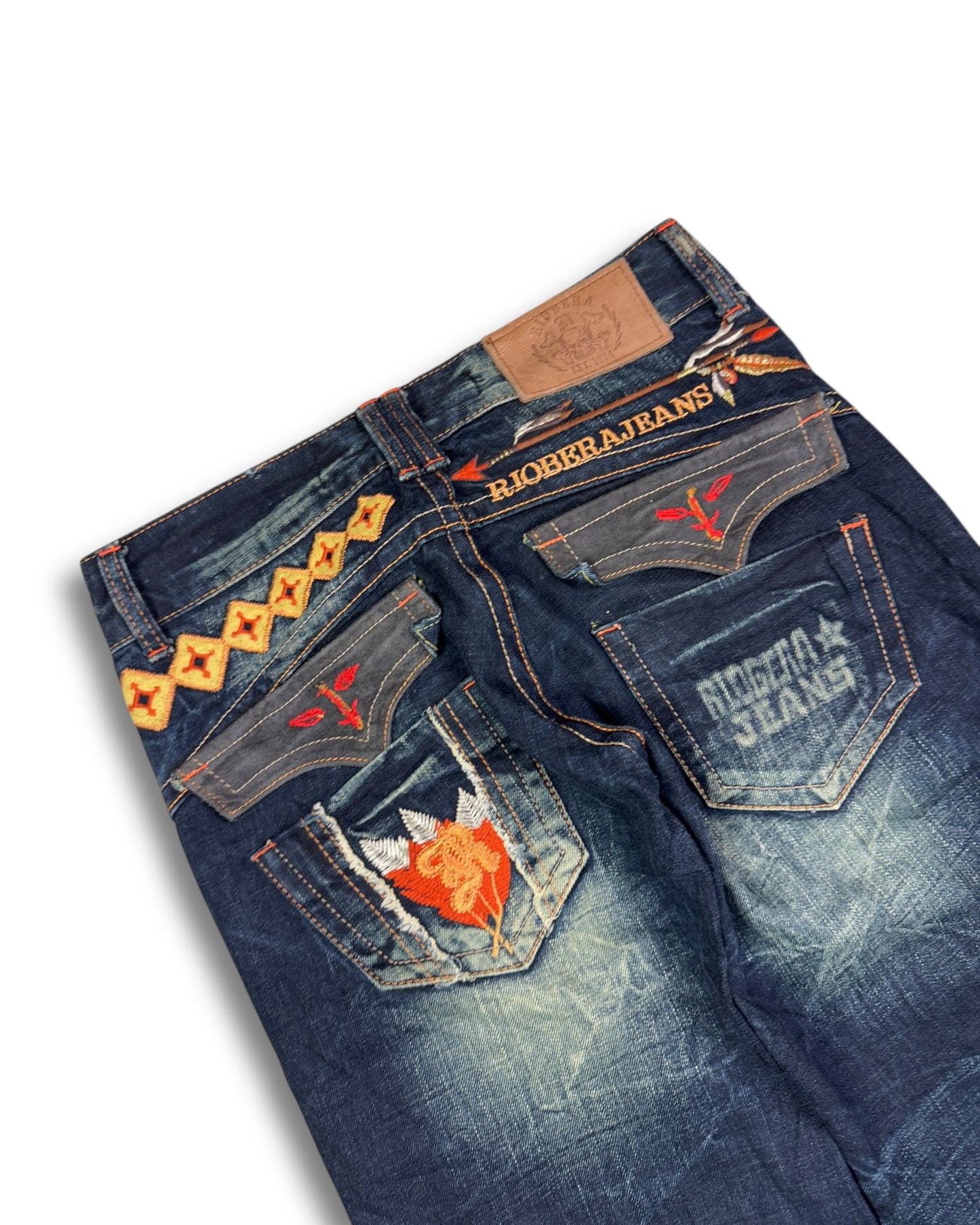 2000's Riobera Low Waist/Bootcut Japanese Archive Jeans Women's *very rare 28x30 (S)