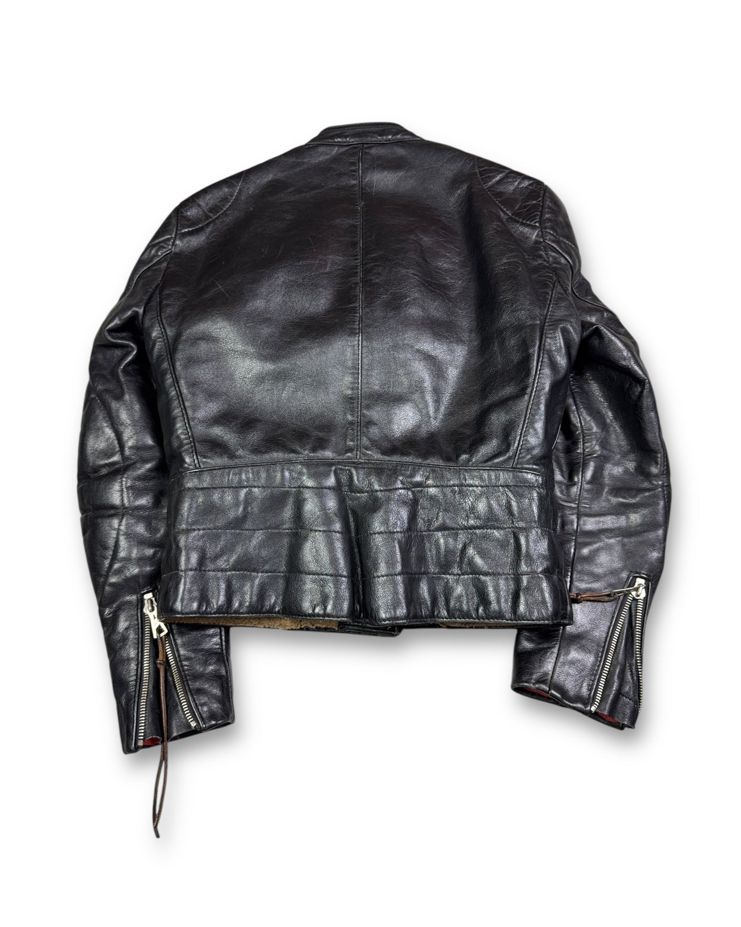 1990's Harro Biker Leather Jacket *very rare (S)