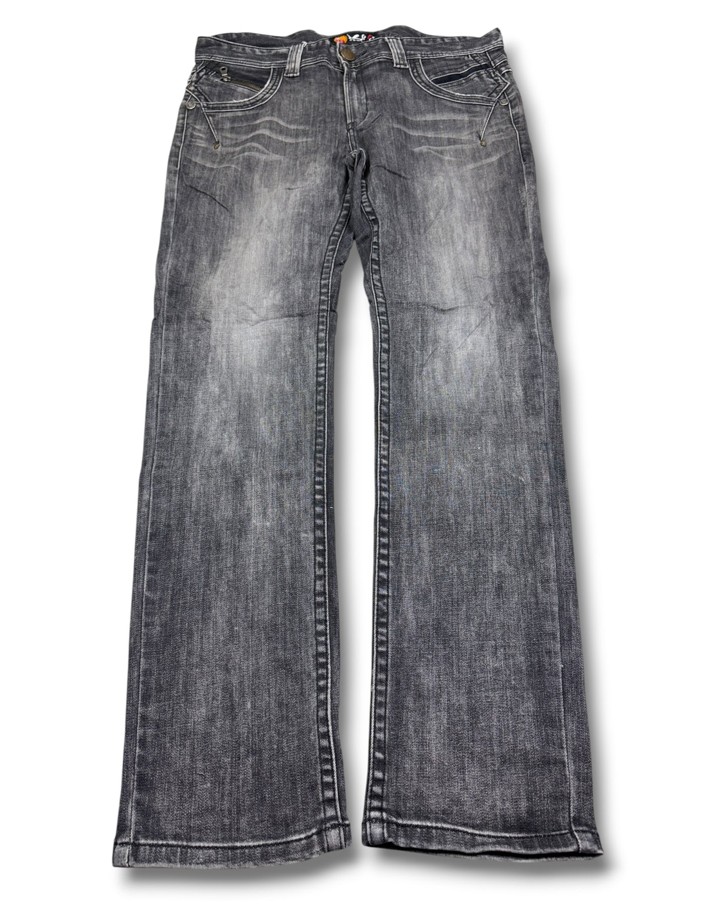 2000's Jizo Hip-hop Slim/Straight Japanese Jeans *very rare 36x32 (XL)