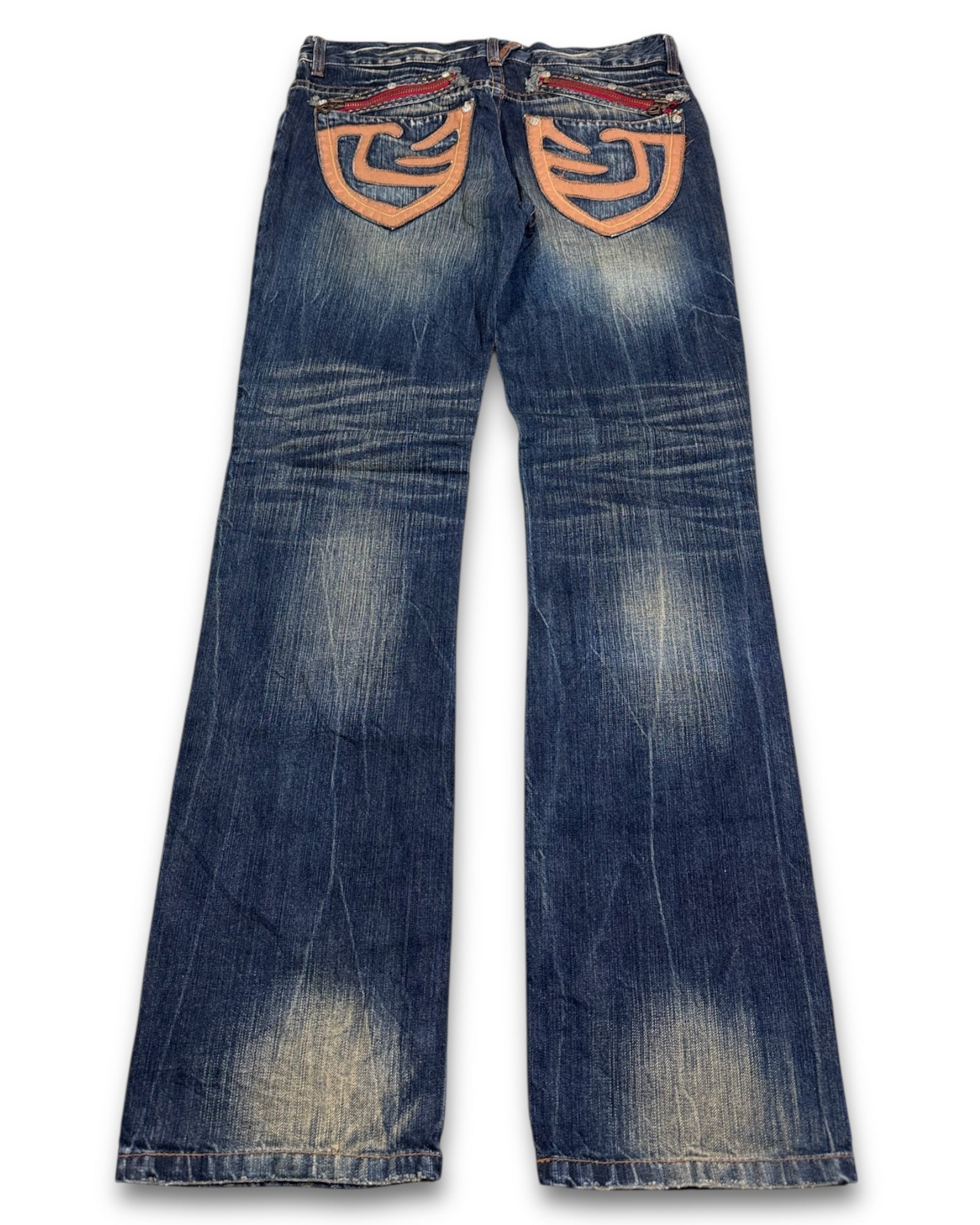 2000's J950 Straight/Baggy Japanese Archive Jeans *extremely rare 34x34 (L)