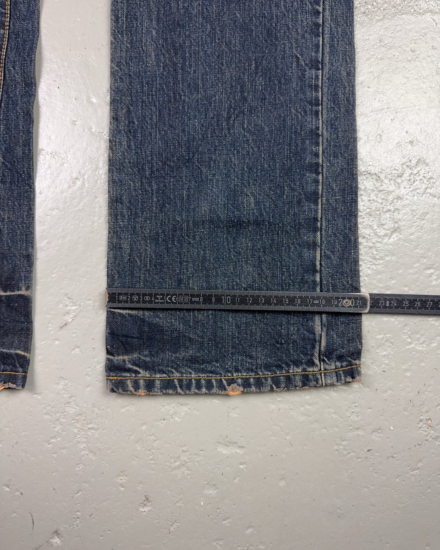 2000's Oniarai Japanese Straight Jeans *rare 30x34 (M)