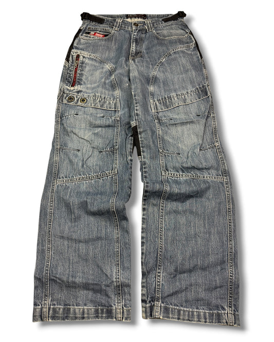2000's Fubu Hip-hop Baggy Jeans *rare 29x30 (S)