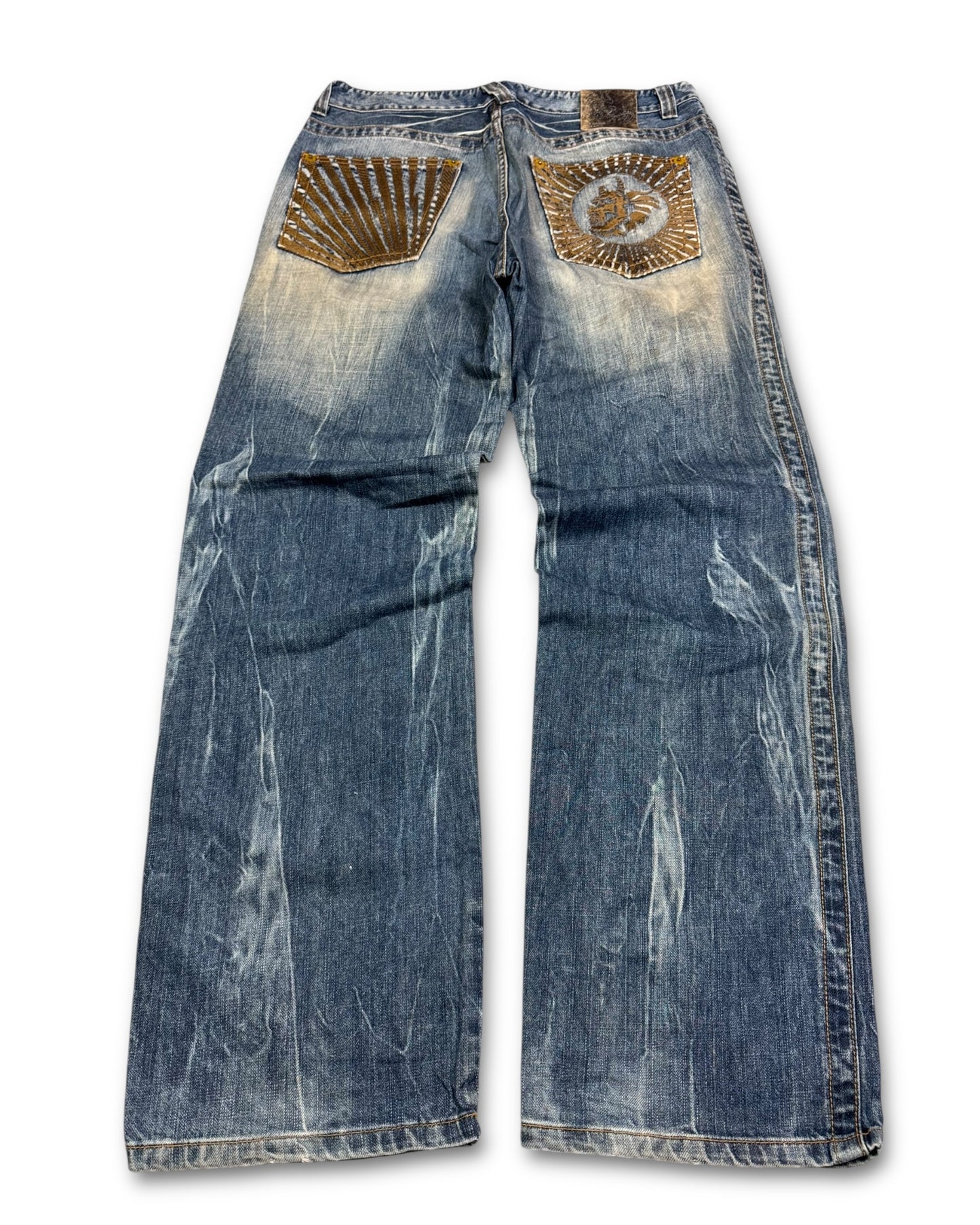 2000's Big Group Japanese Archive Baggy Jeans *very rare 34x32 (L)