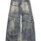2000's Bobson Straight/Baggy Japanese Jeans *very rare 32x30 (M)