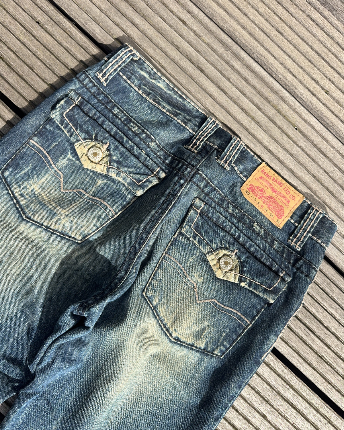 2000's Bang Bang Jeans Japanese Archive Bootcut/Flared Jeans *very rare 32x32 (M)
