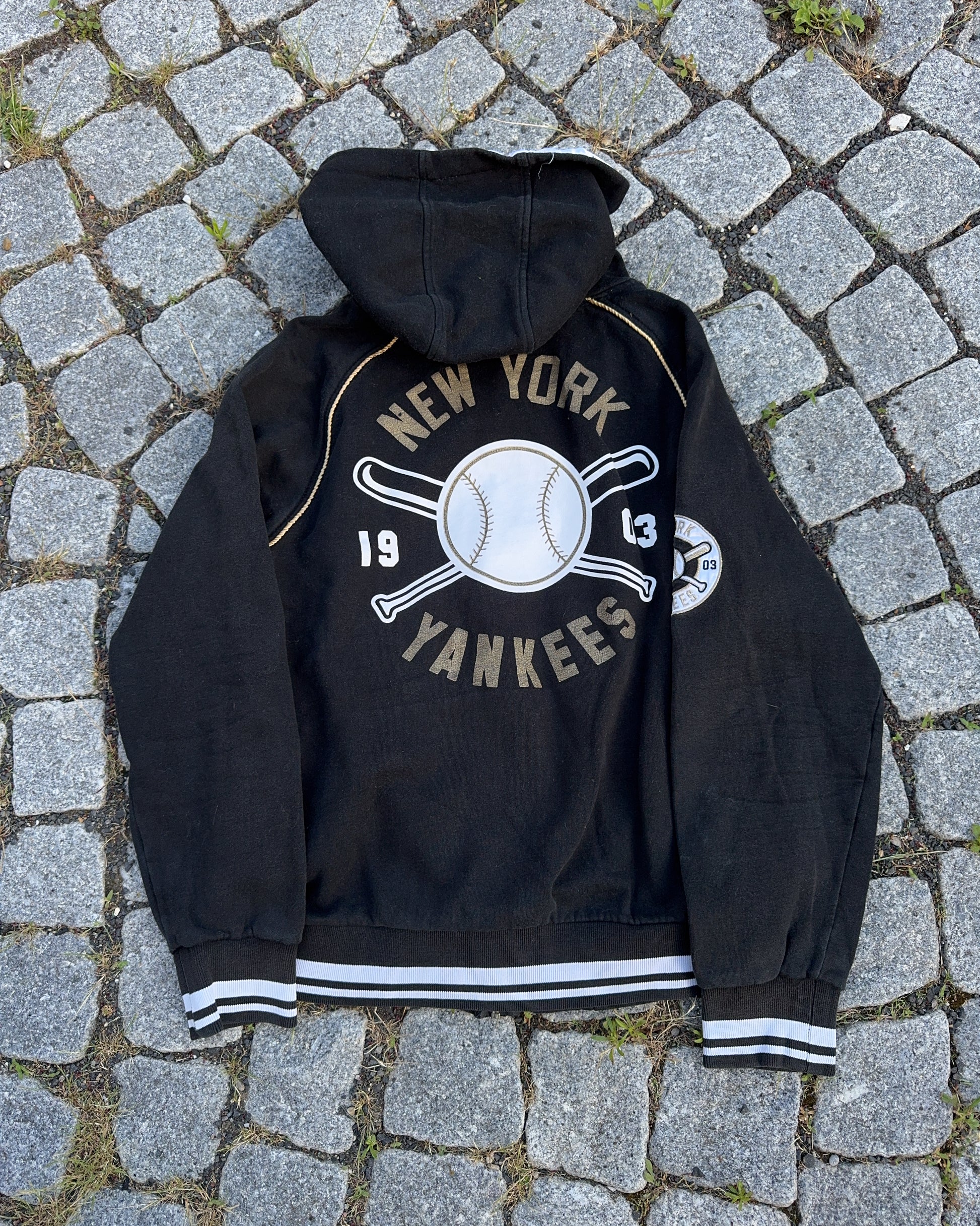 2000's New York Yankees Majestic Athletic Zip Hoodie *rare (M)