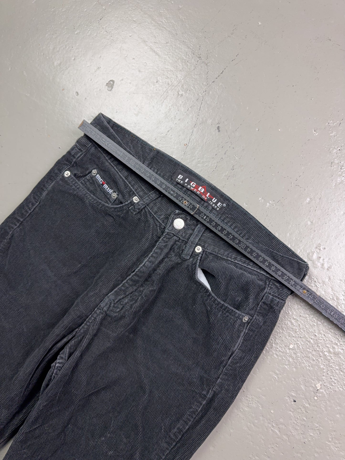 1990's Big Blue Bootcut Pants *very rare 30x34 (M)