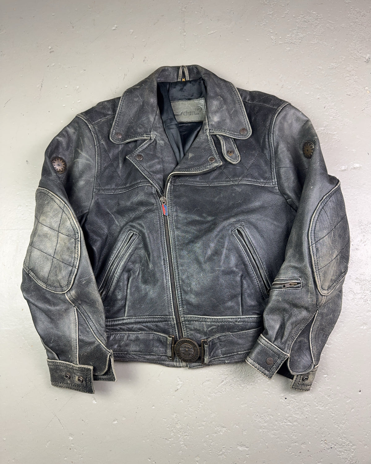 1980's Schuh Faded Leather Jacket *extremely rare (M)