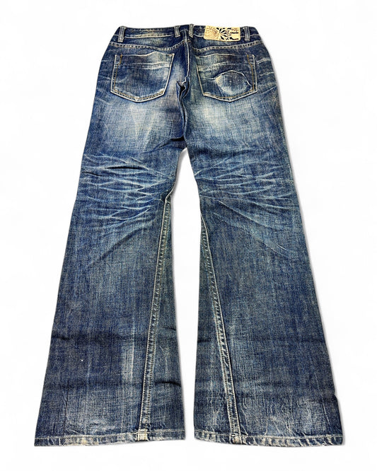 2000's Clride Korean Archive Bootcut Jeans *very rare 32x32 (M)