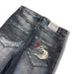 2000's Wave Japanese Baggy Jeans *rare 30x32 (M)