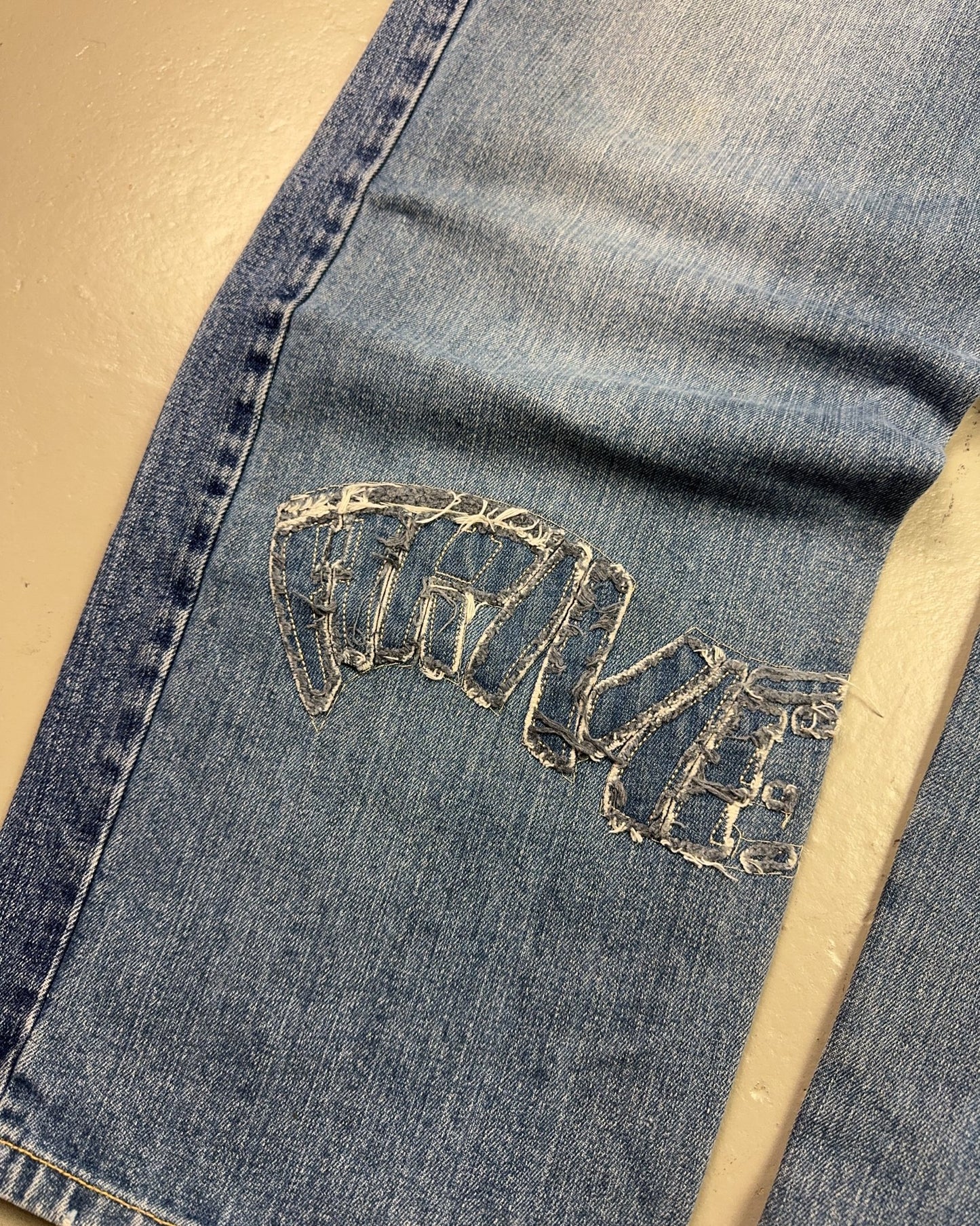 2000's Welcome to the hood Hip Hop Baggy Jeans *very rare 38x34 (XXL)