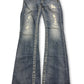 2000's Silver Low Waist/Bootcut Jeans Women's *rare 28x30 (S)