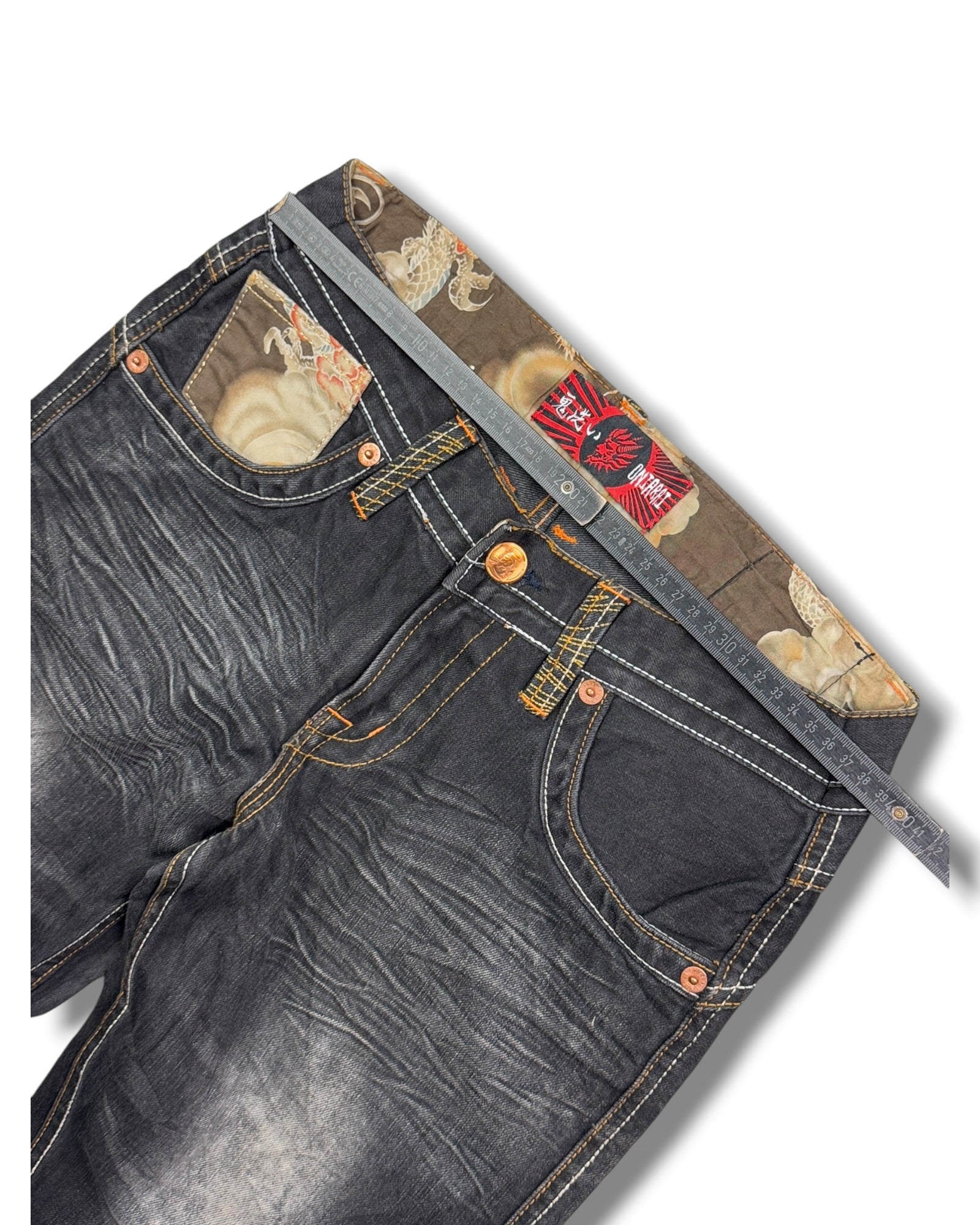 2000's Oniarai Japanese Straight Jeans *very rare 28x30 (S)