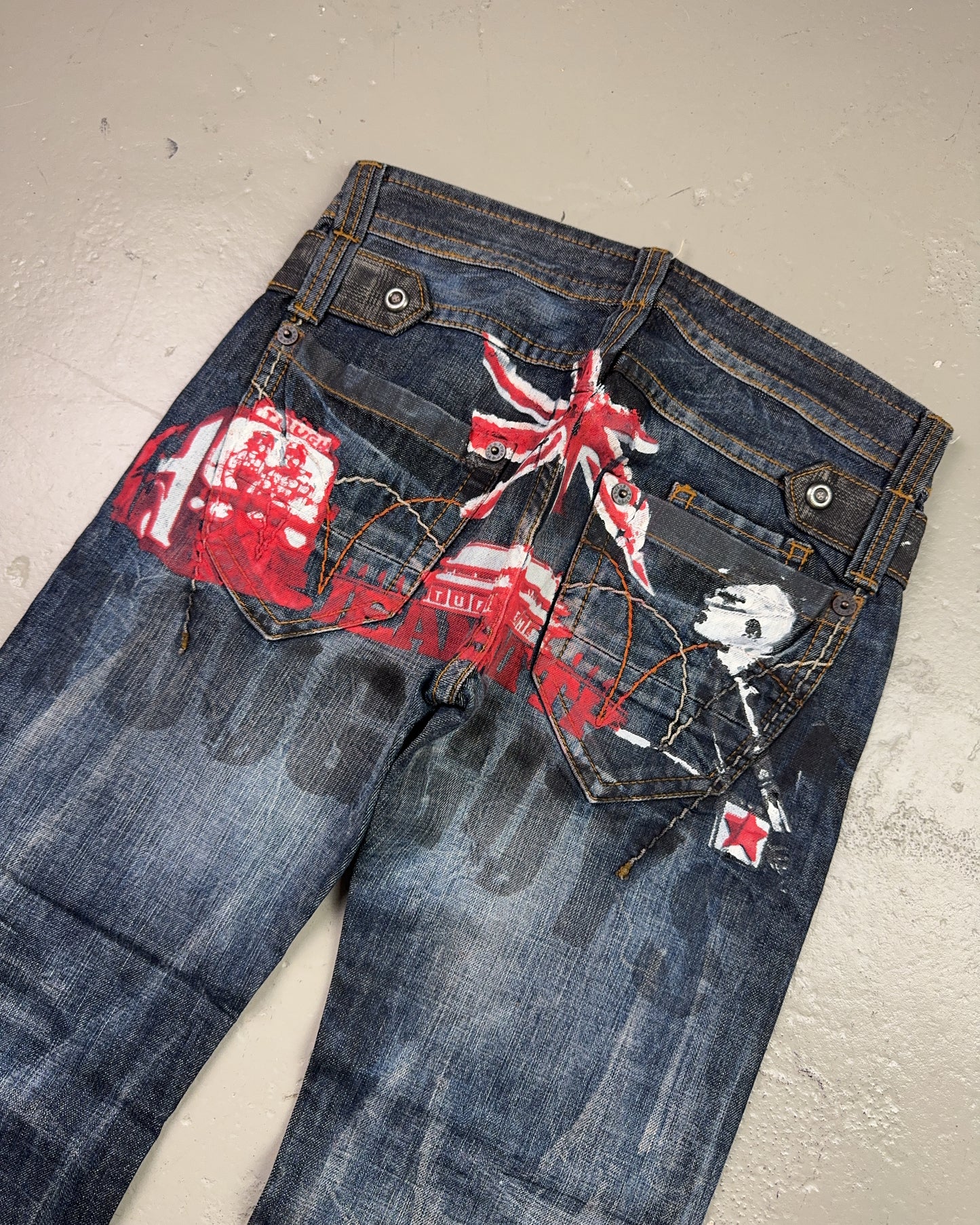 2000's Japanese Archive Straight Jeans *very rare 32x30 (M)