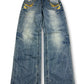 2000's Big Train Baggy Japanese Archive Jeans *very rare 36x34 (XL)