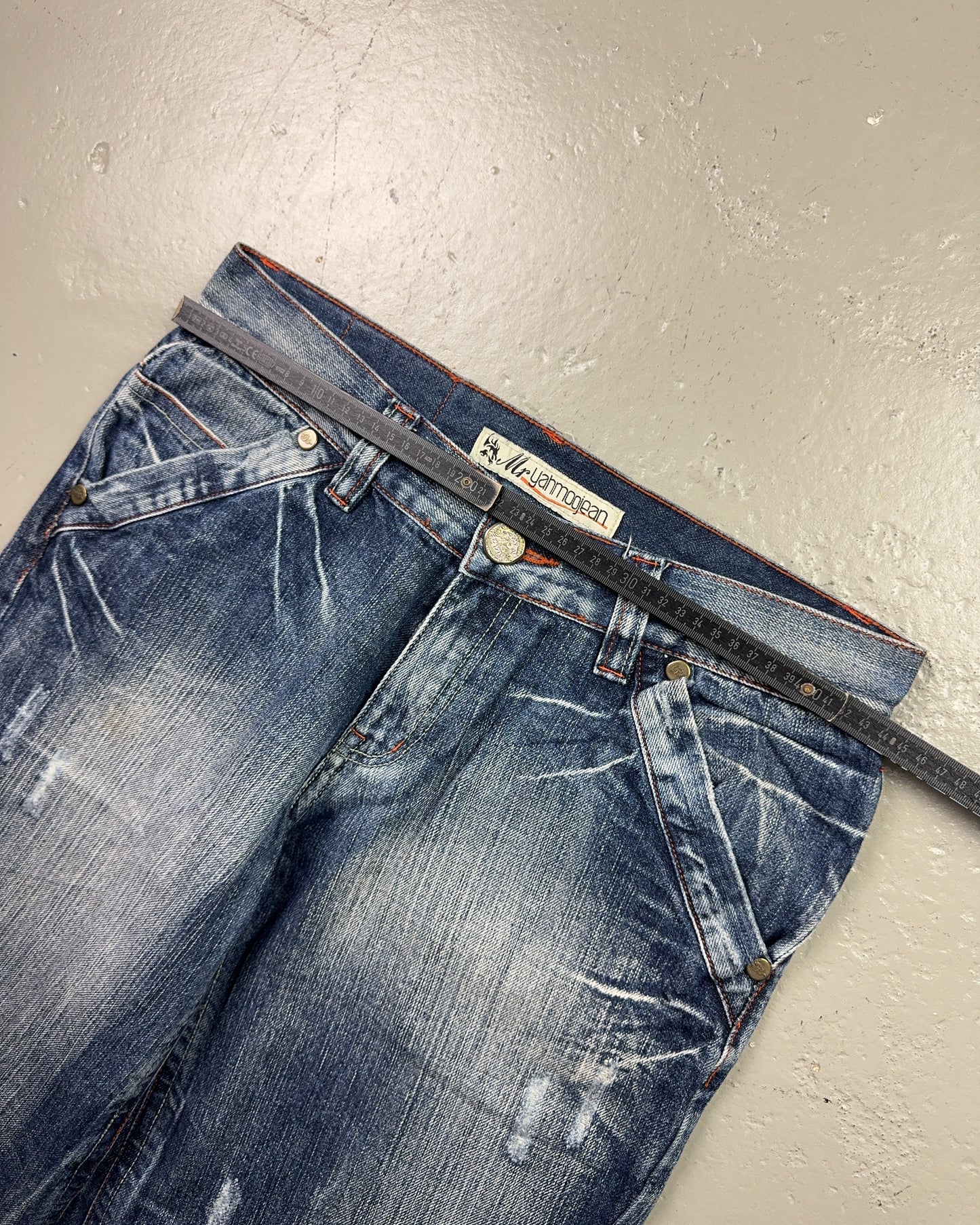 2000's Miryahmboian Japanese Baggy Jeans *rare 34x30 (L)