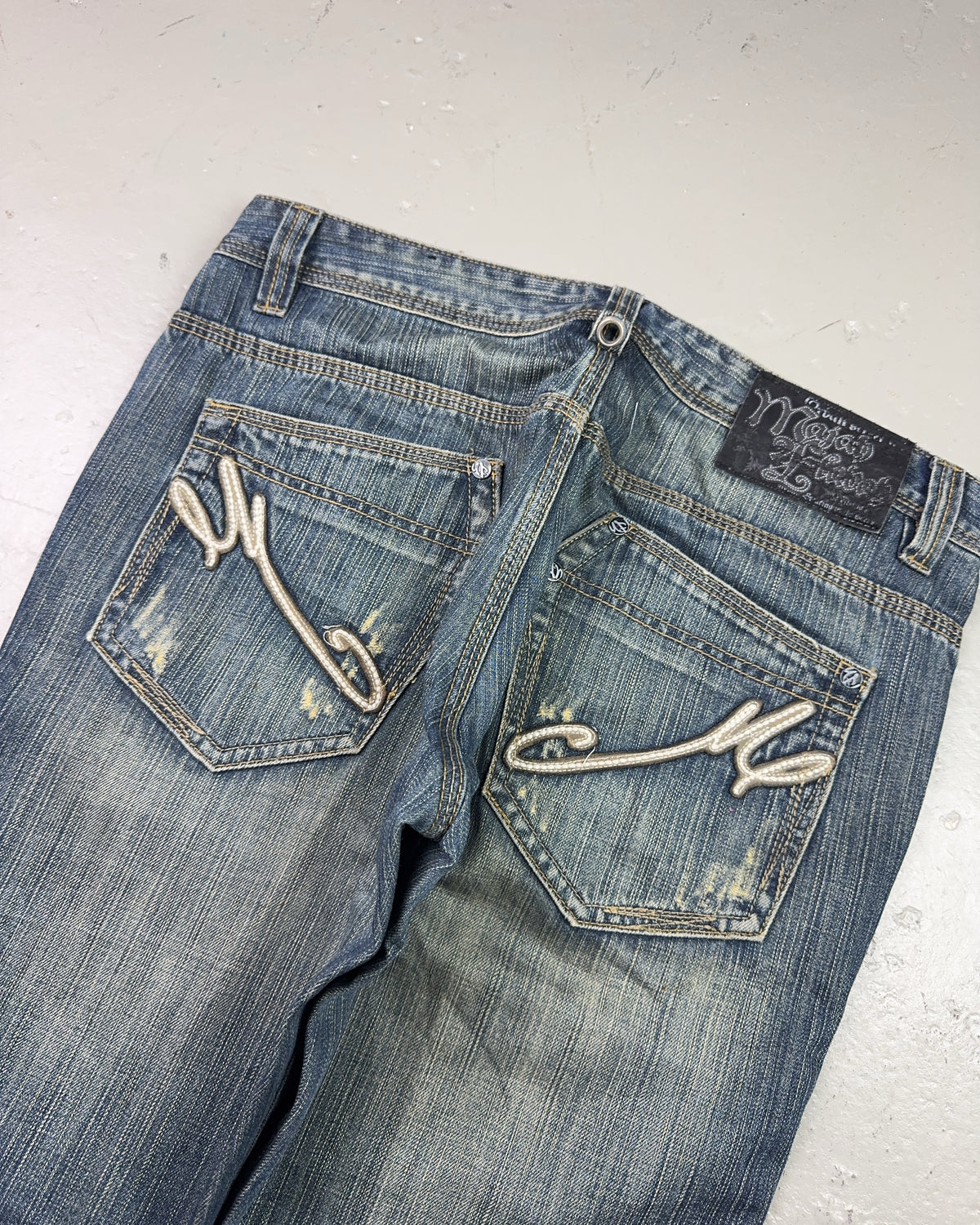 2000's Maja's Elaboration Japanese Straight/Baggy Jeans *rare 36x32 (XL)