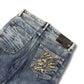 2000's Oniarai Japanese Slim/Straight Jeans *very rare 32x32 (M)