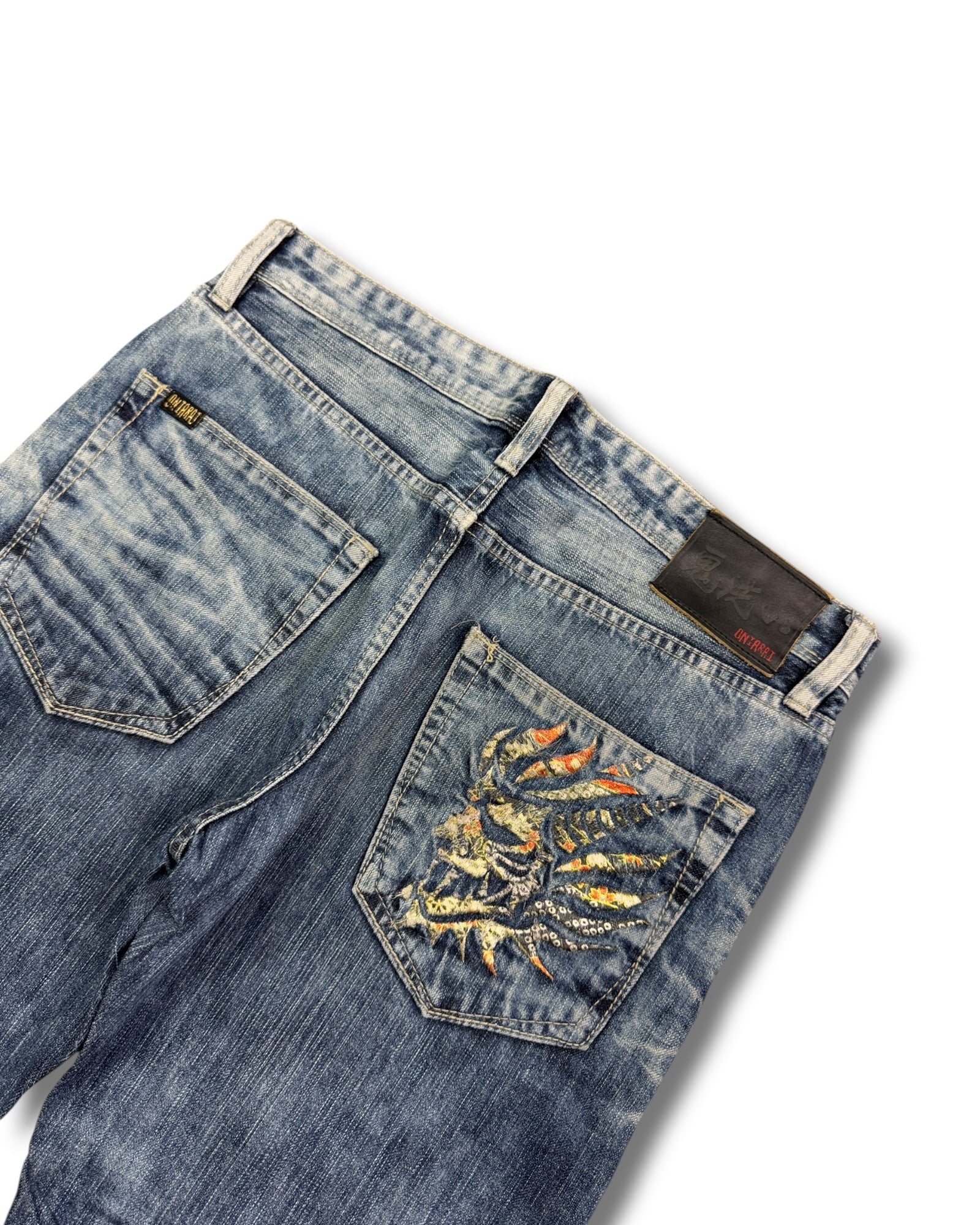 2000's Oniarai Japanese Slim/Straight Jeans *very rare 32x32 (M)