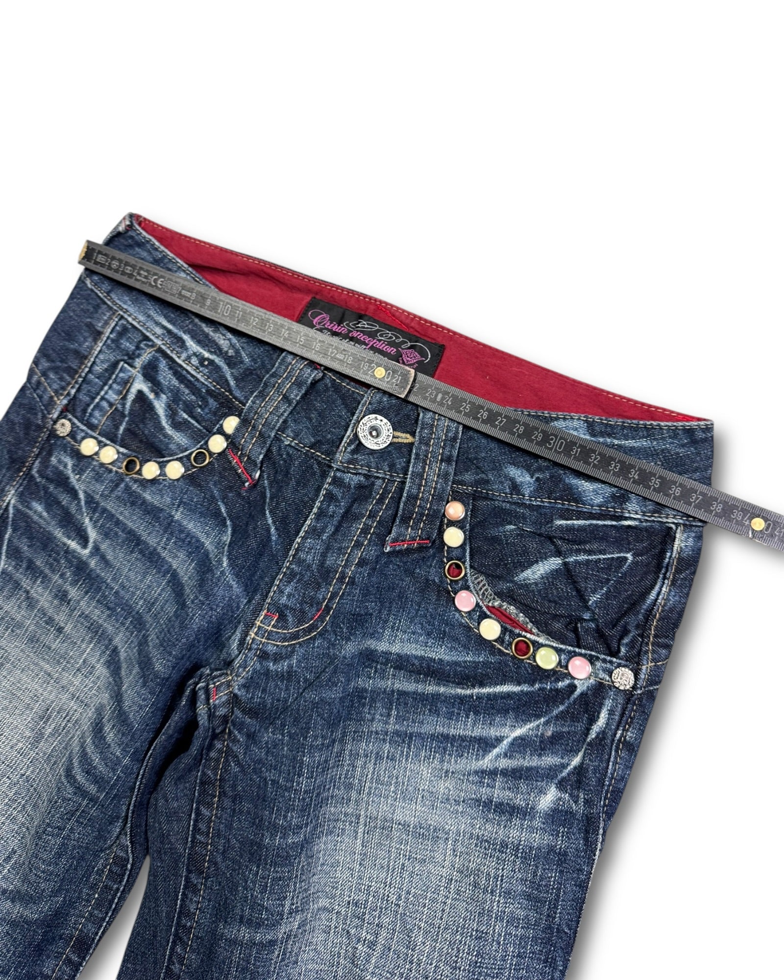 2000's Divine Angelica Low Waist/Bootcut Japanese Jeans Women's *rare (XS)