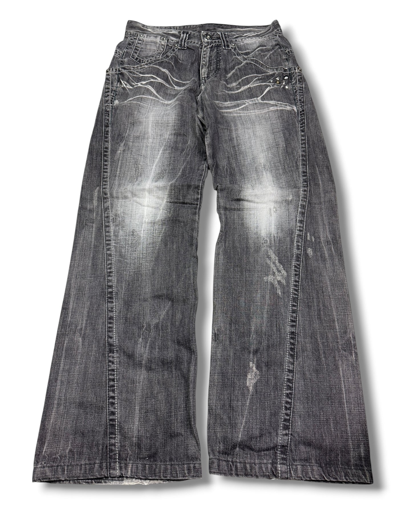 2000's Coax Korean Archive Baggy Jeans *extremely rare 32x32 (M)