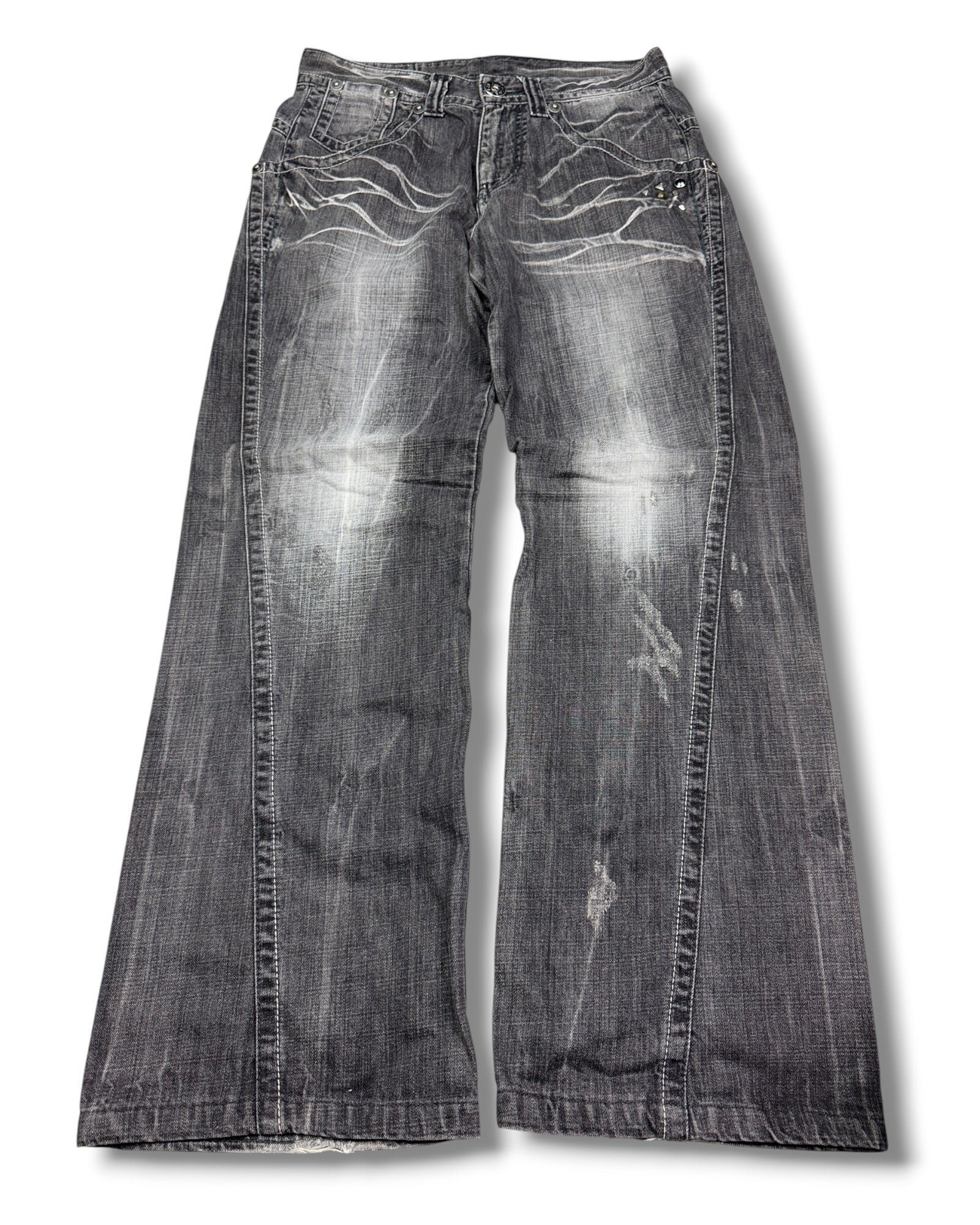 2000's Coax Korean Archive Baggy Jeans *extremely rare 32x32 (M)