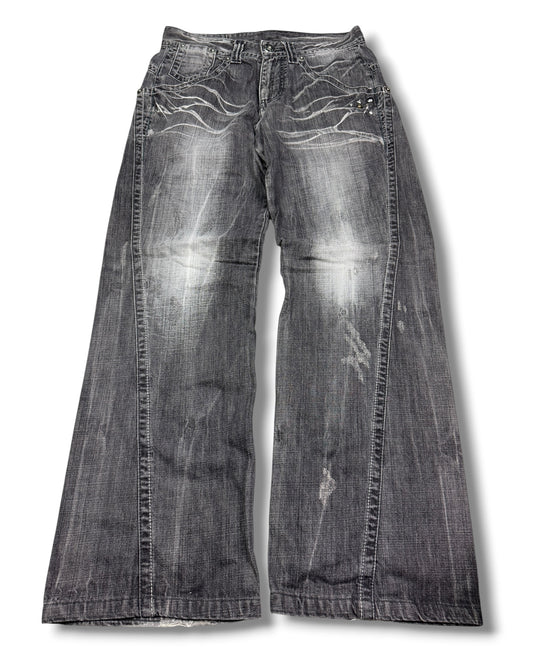 2000's Coax Korean Archive Baggy Jeans *extremely rare 32x32 (M)