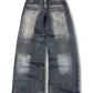 2000's Wave Japanese Baggy Jeans *rare 30x32 (M)