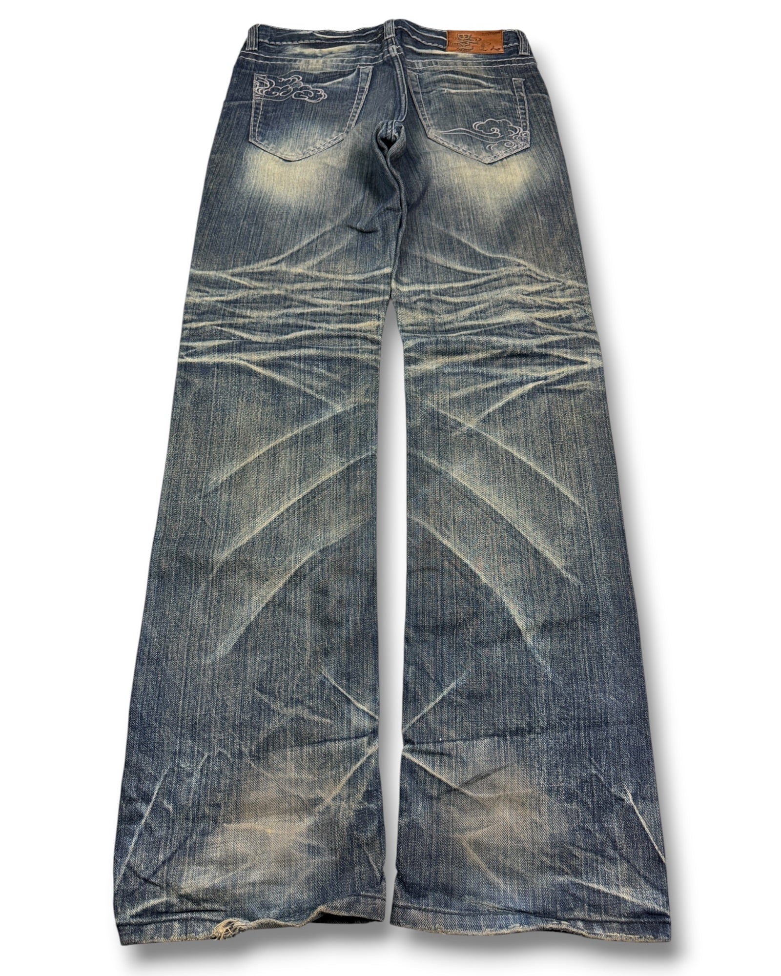 2000's Big Train Straight/Baggy Japanese Archive Jeans *very rare 32x34 (M)