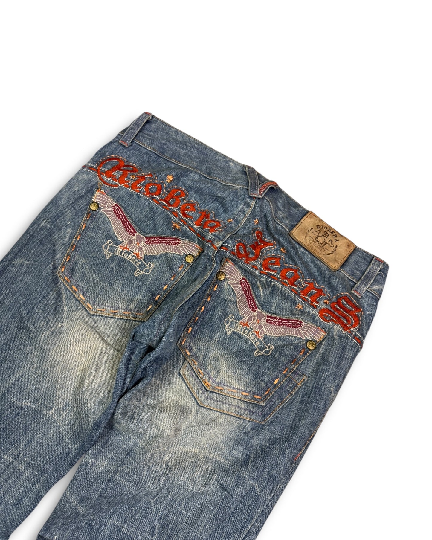 2000's Riobera Low Waist/Bootcut Japanese Archive Jeans Women's *very rare 30x32 (M)